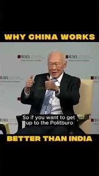 Lee Kuan Yew: Why China Left India Behind #leekuanyew #chinaindia #china #india