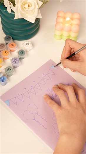 🎨✨ When tech meets love, birthday cards get a MAJOR upgrade! Turned a simple card into a sweet masterpiece with #LoklikiPaint! 🎨🖌️ 🔗🛒https://bit.ly/45fufei From sketching the cake to coloring and writing warm wishes—every detail made with love 💝 Some gifts are worth the extra creativity! 🎁✨ #htvront #HandmadeCard #BirthdayGift #DIYCraft #PaintingFun #CreativeJoy #htvront #loklik #ipaintGallery #paintbynumbers #WoodArt #SunsetVibes #CreativeTherapy #LoklikStudio | LOKLiK