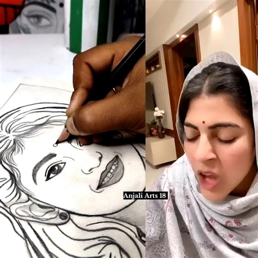 How To Shading Sketch potrait Tutorial For Beginners step by step #anjaliarts18 #pencilsketchings