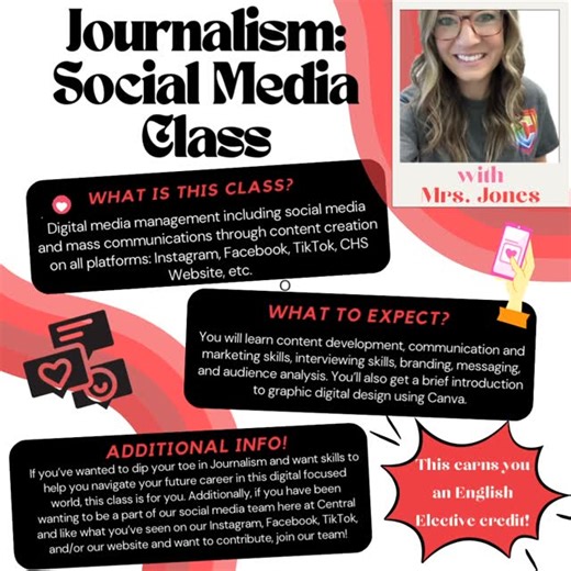 Central High School on Instagram: "📋SPRING REGISTRATION CLASS FEATURE Spring registration for next year is right around the corner! Check out our class features coming in the next few weeks so you know all of the incredible class offerings available to you! See the FULL course catalog at the link in bio!"