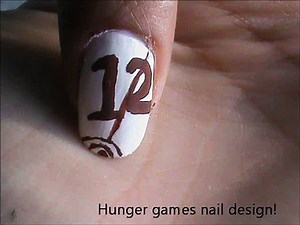 Hunger Games Nail Design- Hunger Games Nails- Nail Art- Nail Designs Tutorial