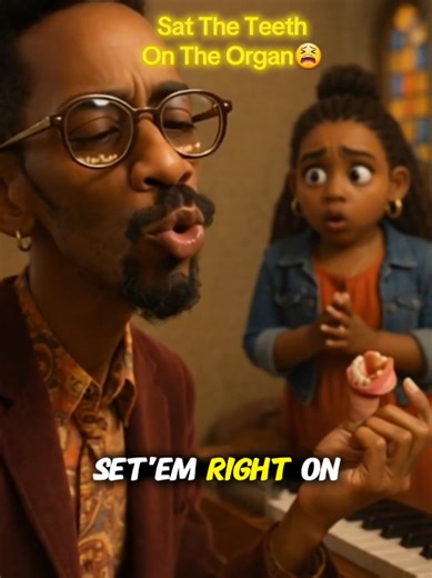 What would you do if the organist took his teeth put during service? 👀🎹 ➡️Follow for more true funny church stories➡️ #churchtok #videos #fyp #churchshit #musicians