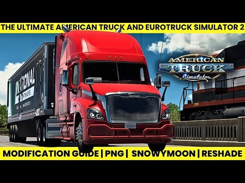 Make ATS & ETS2 Look INSANE! 🤯 SnowyMoon + PNG + ReShade (Ultra Realistic Graphics)