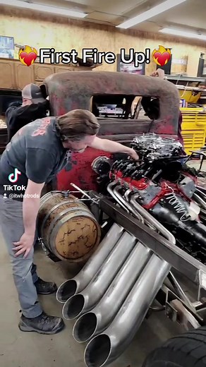 Noncenz Garage first Fire Up on mid engine 37 pickup. | ITW Hot Rods