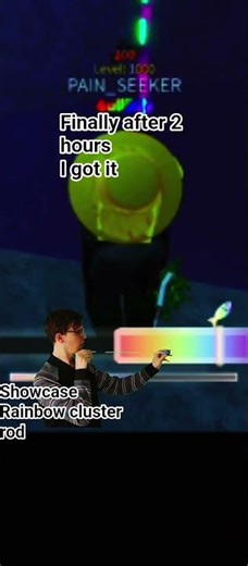 showcase cluster rod! #fisch #tips #shocase #rblx #roblox