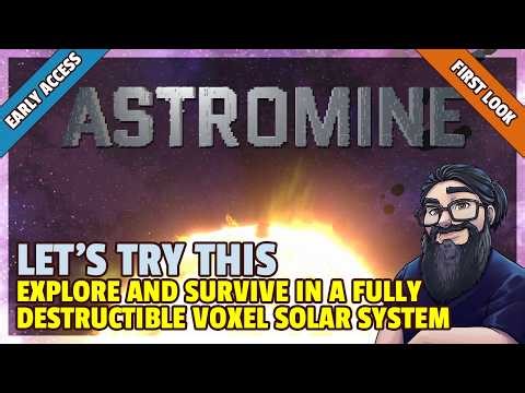 Let's Try This | Astromine | Explore And Survive In A Fully Destructible Voxel-Based Solar System