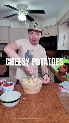 Easy Cheesy Potatoes & Grilled Chicken Dinner