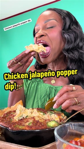 Chicken jalapeño popper dip