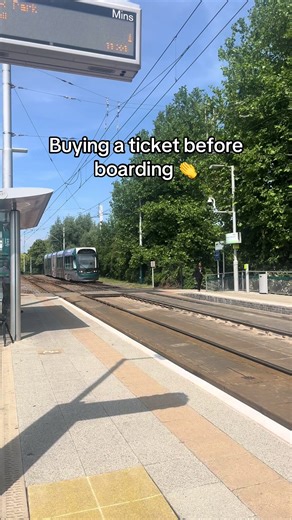 Always Buy Your Tram Ticket Before Boarding