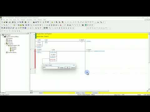 OMRAN PLC CX-PROGRAMMER [ WATER TANK CONTROL ] PROGRAMMING