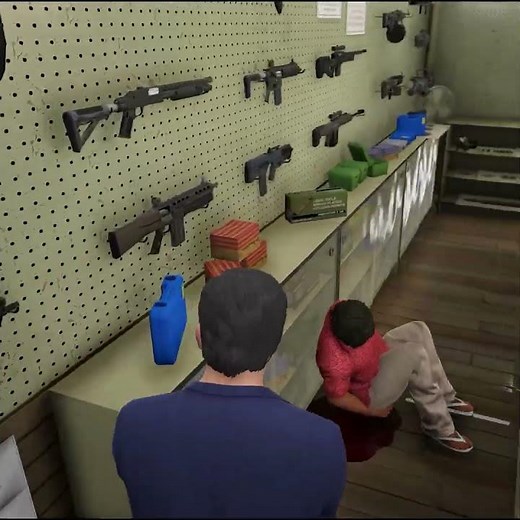 MICHAEL GOT FREE LUXURY GIFT & GONE WRONG! #shorts #gta5