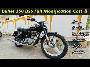 Bullet 350 Standard Full Modification Cost 💰| Royal Enfield Standard 350 Modified🔥