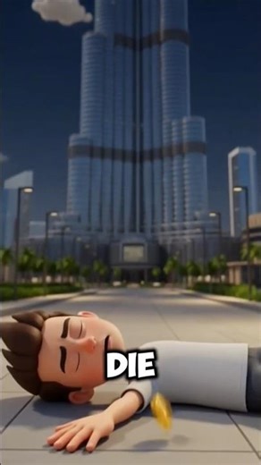 Coin Drop from Burj Khalifa?! Will It Kill Someone? 🤯 #shorts #ScienceFacts.