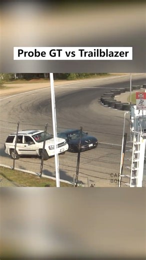 Ford Probe GT wins it by a nose vs Chevy Trailblazer Beech Ridge Spectator Drags