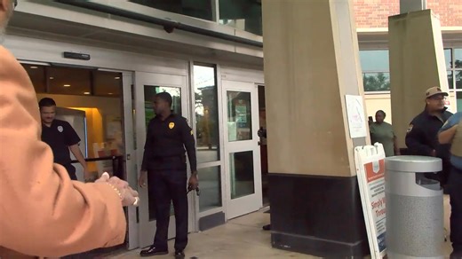 Law enforcement officers and Gainesville city leaders showed their support for a Gainesville Police Department officer released from the hospital after being wounded in a gunfight this morning. More below. | WCJB TV20 News