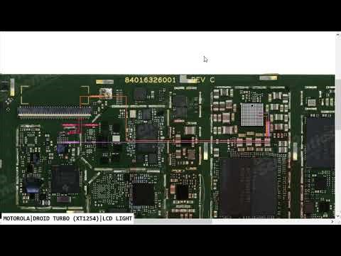 MOTOROLA DROID TURBO XT1254 LCD Light & Display Problem No Graphics Black Screen Hardware Solution