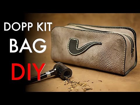 Dopp Kit Bag DIY - Tutorial video and pattern download