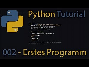 Python Tutorial: Erstes Programm 002.idle3 [GER]