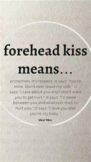 The Real Meaning of a Forehead Kiss 😘✨ #shortvideo #quotes #viralvideo #shortsfeed