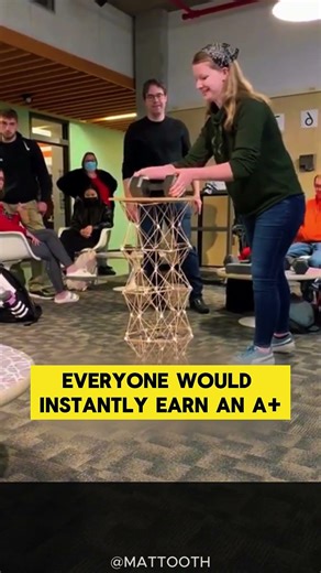 This Stick Tower Project Decides Who Passes Engineering Class