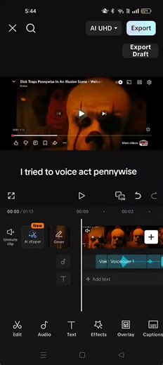 Voice Acting Pennywise