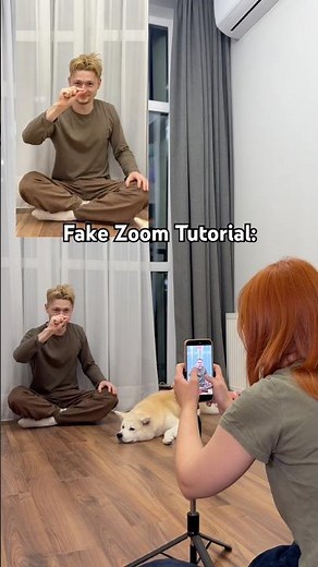 FAKE ZOOM TUTORIAL📸