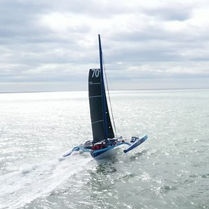 33K views · 1.8K reactions |  Nicely done, PowerPlay! This MOD70 Trimaran has set a new Fastnet record*  *subject to WSSRC ratification | World Sailing | Facebook