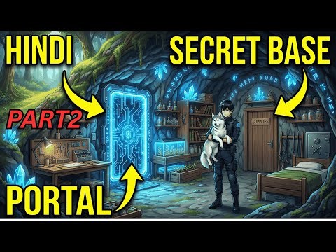 He Built a Secret Isekai Shelter Before the Apocalypse | Part2 | New Manhwa Recap in Hindi