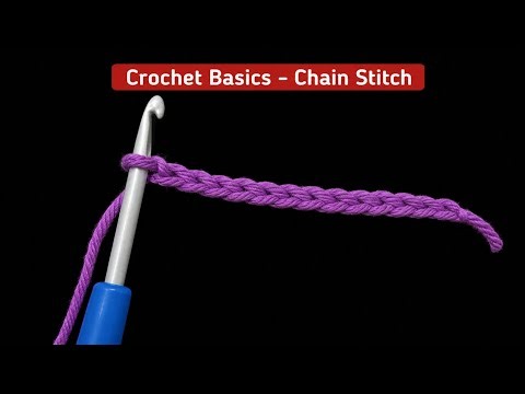 Basic Crochet Chain Stitch | How to Crochet Basic Stitches