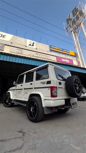 Bolero upgraded with 20” Mercedes Alloy Wheel 🔥#bolero