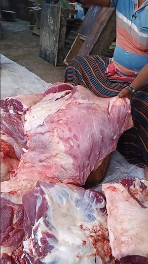 Fresh Beef Preparation | Skilled Butcher at WorkTraditional Beef Cutting 🔥 | Full Process Explained