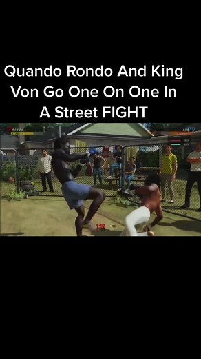 King Von VS Quando Rondo 😱😱 *I don’t control the outcome this is cpu vs cpu simulation since everyone thinks I choose sides* #quandorondo #kingvon #ufc #ufc4 #mma #fypシ #FYP #FORYOU #gaming #ps5 #ko #knockout #kickboxing #foryoupage #foryou #rappers #rapbeef #lildurk #nbayoungboy #streetbeefs #fighting #fights #fight