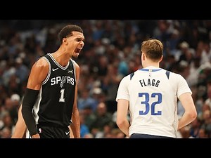 Wemby Spoils Cooper Flagg's Debut! 40 Pts Crazy Step Back 3 And1!