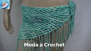 CHALINA en tejido #crochet o #ganchillo (modelo 3 posiciones) tutorial paso a paso. EXPLICACION escrita, GRAFICO y PATRON en el siguiente ENLACE ➡ https://bit.ly/2L1BgEp 👒 Moda a Crochet | Moda a Crochet
