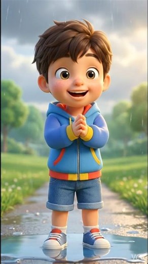 “So Cute 💦 Kid Jumping in Puddle Goes VIRAL!”