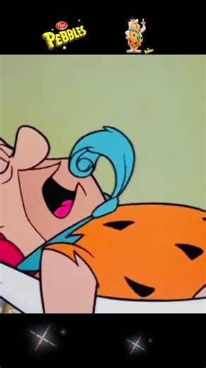 Pebbles Can’t Stop Giggling At Her Daddy Fred Flintstone