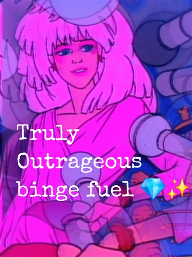 My binge-worthy pick for TikTok’s $5K challenge? Jem and the Holograms! 🎶 Music videos in every episode 🔥 Rivalries that never quit (The Misfits roast game is unmatched) 👑 Neon glam   nostalgia = endless binge fuel If you know, you know… and if you don’t, it’s time to binge! 💎#tiktokbingeworthycontest And somehow it becomes the most binge-worthy neon animated soap opera ever made! #BingeChallenge #TikTokContest #TrulyOutrageous #JemAndTheHolograms