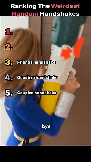 Ranking The Weirdest Random Handshakes #funny #ranking #memes #humor