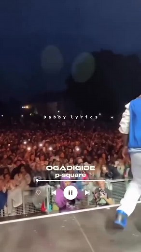 Ogadigide song by P-square #psquare lyrics 💥🎧 #ogadigide #psquare #viral #dabbylyrics #trending #foryou #musiclyrics #fyp #fypシ #afrobeats