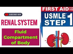 Fluid Compartment of body #Renal 15 | First Aid USMLE Step 1 in English/Hindi |