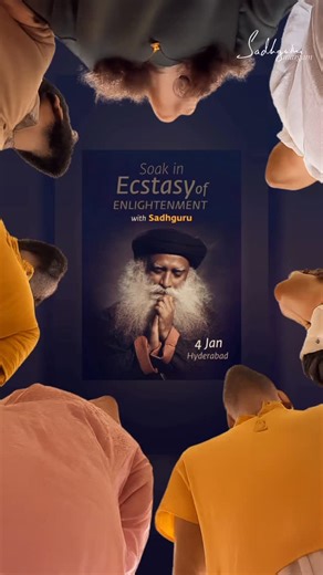 Sadhguru Margam on Instagram: "Hyderabad, get ready! 🎉 The city’s biggest event kicks off on Jan 4th. Seats are filling fast — register today! sadhguru.co/hyderabad Link in bio aswell #sadhgurumargam #soakinecstasyofenlightenment #hyderabadevents"