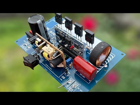 DIY simple square wave to sine converter circuit