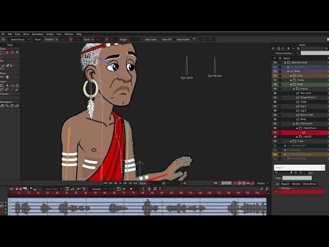 The easiest way to create 2d cartoon animation #moho #shorts #animation #aftereffects #2danimation