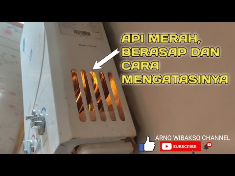 Water heater api merah dan cara memperbaikinya
