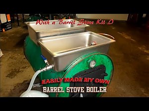 Easily Build a Barrel Stove Maple Syrup Boiler