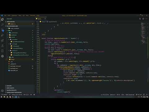 Discord.JS v12 - Ep. 25 - Event Handler Tutorial