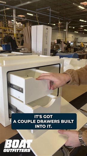 Just another day in the shop 👀 Matt walks through a few builds heading out this week — all designed, cut, and assembled right here in our Florida shop #BoatOutfitters #MadeinUSA #BoatParts #BehindtheScenes | Boat Outfitters