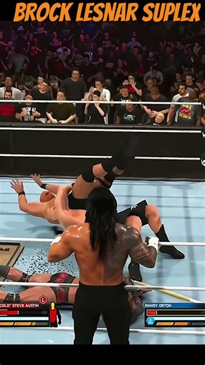 Brock Lesnar DESTROYS Stone Cold 😱 Brutal German Suplex!