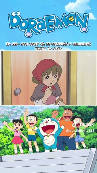 Doraemon Ep. 195: Son Goku y Cenicienta en Acción