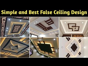 Simple False Ceiling Design || False Ceiling for Living Room || Ceiling Design || 2025